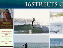 Tablet Screenshot of 16streets.com